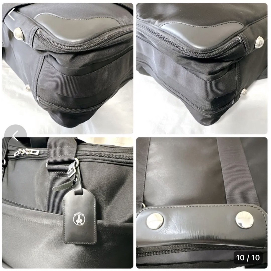 PORTER - ☆極美品☆ PORTER TRUNK 2WAYガーメントボストンバッグ 黒の