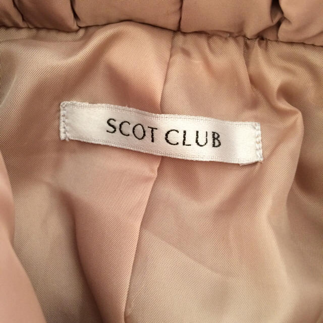 SCOT CLUB(スコットクラブ)の美品！スコットクラブ　襟ボリューム中綿入りジャケット　レディスⅯ レディースのジャケット/アウター(ダウンジャケット)の商品写真