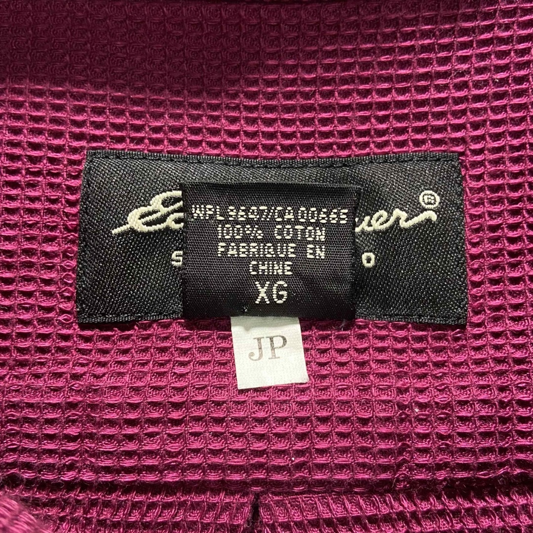 Eddie Bauer(エディーバウアー)のEddie Bauer ボタンダウンシャツ パープルピンク XL 90s 00s メンズのトップス(シャツ)の商品写真