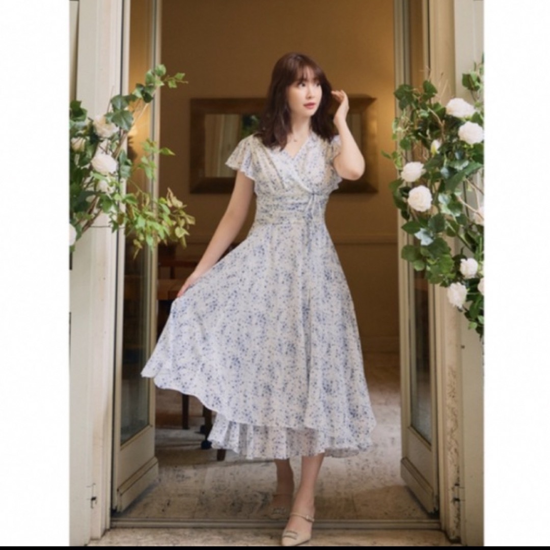 herlipto Le Negresco Floral Dress