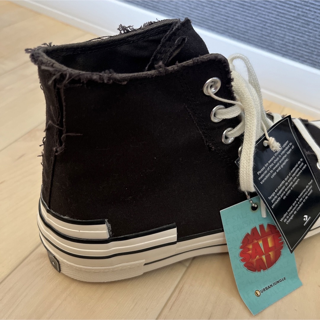 【激レア】フランス購入 CONVERSE ダメージ加工 チャックテイラー 5