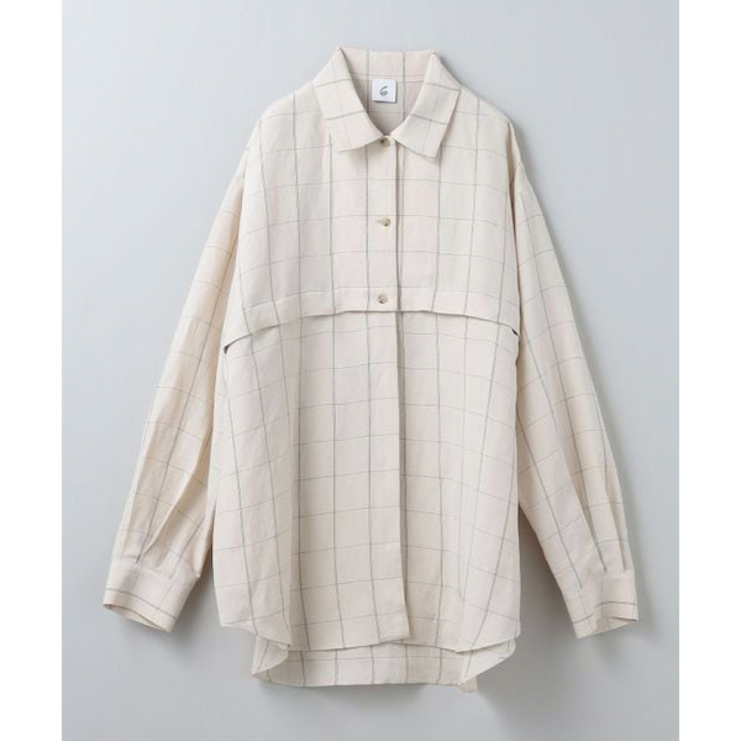 ＜6(ROKU)＞ASA RAYON SILK CHECK SHIRT/シャツ