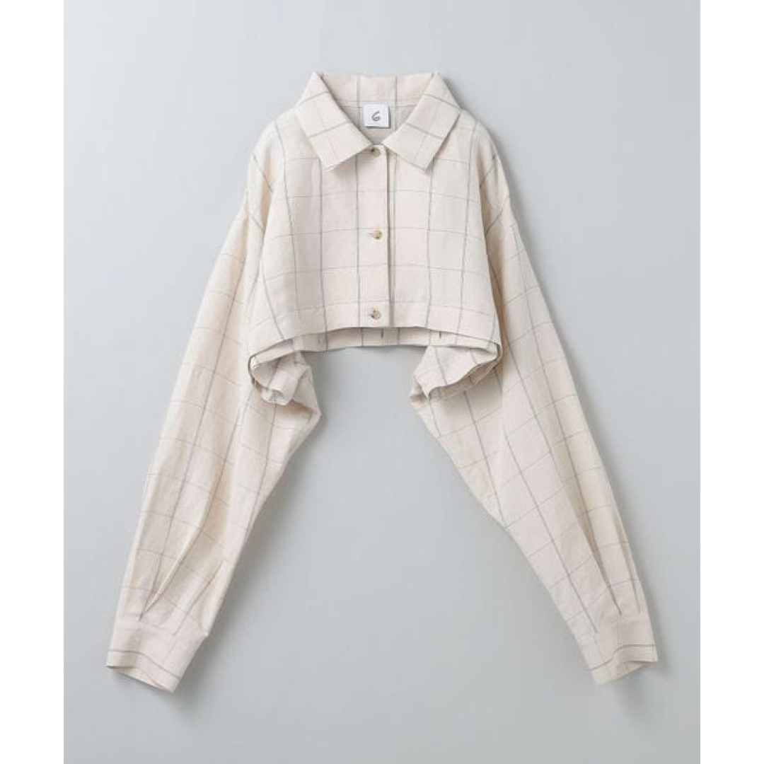 6(ROKU)>ASA RAYON SILK CHECK SHIRT/シャツ - シャツ/ブラウス(長袖