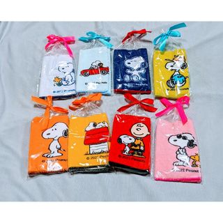 スヌーピー(SNOOPY)のスヌーピー ギフトラッピング ミニタオル ８枚セット(タオル)