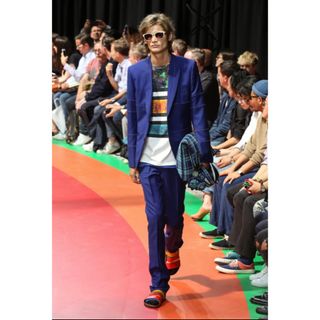 ポールスミス(Paul Smith)のイタリア製　ポールスミス　パリコレランウェイモデル　レザーサンダル(サンダル)