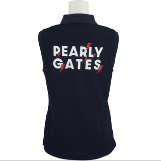 パーリーゲイツ(PEARLY GATES)のパーリーゲイツ ノースリーブ ポロシャツ レディース 0サイズ(ウエア)