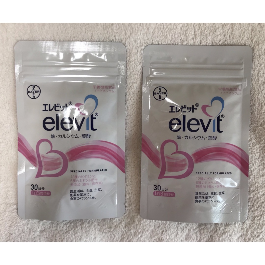 elevit(エレビット)のエレビット　葉酸　30日分　2袋 キッズ/ベビー/マタニティのマタニティ(その他)の商品写真