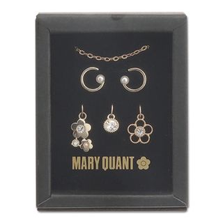 マリークワント(MARY QUANT)のマリークワント　3チャーム アクセサリーセット（ゴールド）(ネックレス)