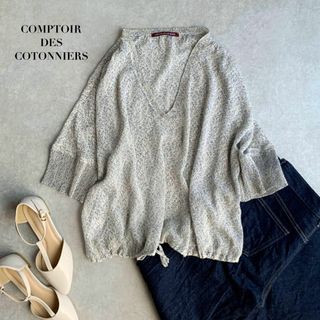 コントワーデコトニエ(Comptoir des cotonniers)のコントワーデコトニエ / シフォンブラウス プリーツ フラワープリント 小花柄(シャツ/ブラウス(長袖/七分))