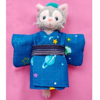 ぬいぐるみバッジ　浴衣　コスチューム　きせかえ　着物(キャラクターグッズ)