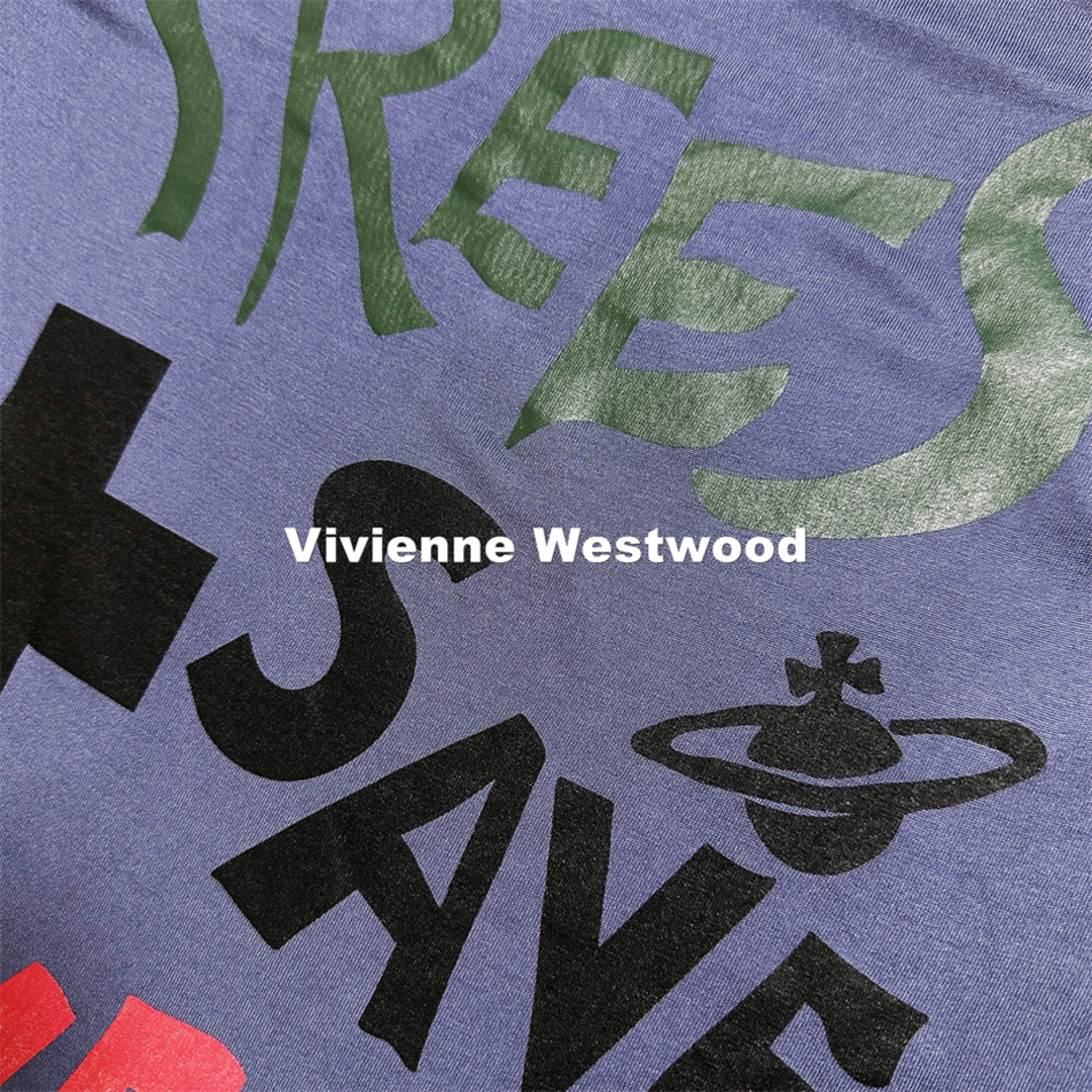 Vivienne Westwood(ヴィヴィアンウエストウッド)の【Vivienne Westwood】ORBロゴ SAVES LIVE Tシャツ レディースのトップス(Tシャツ(半袖/袖なし))の商品写真