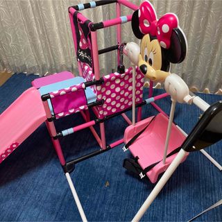 トイザらス - ミニーマウスおりたたみロングスロープキッズパーク