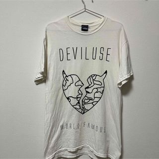 デビルユース(Deviluse)のDeviluse 白 Tシャツ(Tシャツ/カットソー(半袖/袖なし))