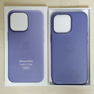 アイフォーン(iPhone)のApple 純正 iPhone 13 Pro レザーケース ウィステリア(iPhoneケース)