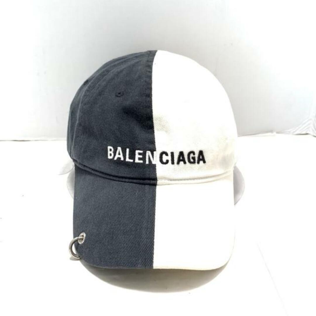 Balenciaga(バレンシアガ)のバレンシアガ キャップ - 白×黒 コットン レディースの帽子(キャップ)の商品写真