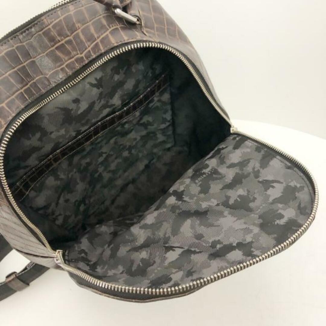 aniary(アニアリ)のアニアリ リュックサック - 黒×ブラウン レディースのバッグ(リュック/バックパック)の商品写真