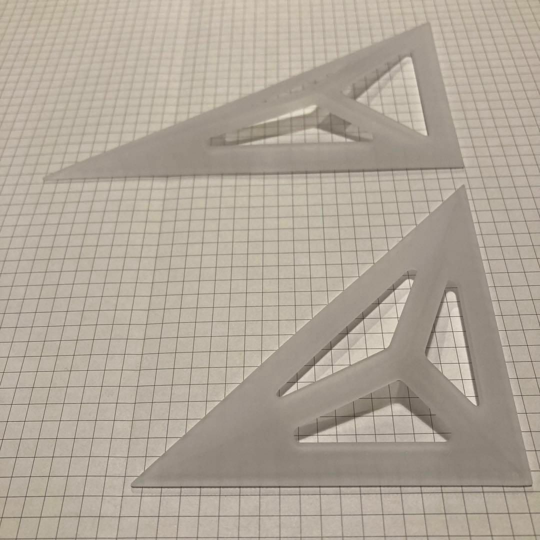 三角定規 立体 セット 建築士 製図 乳半