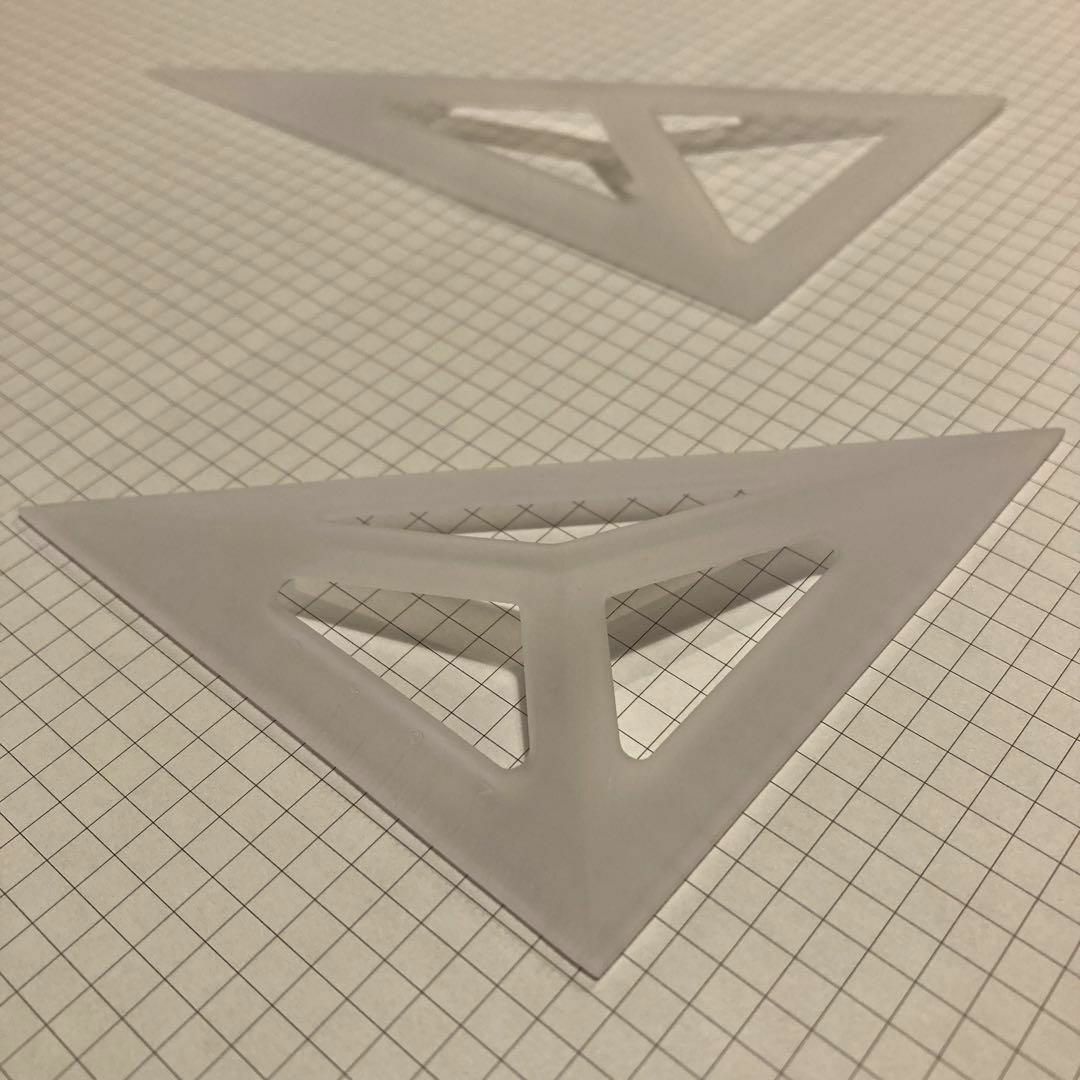 三角定規 立体 セット 建築士 製図 乳半 2