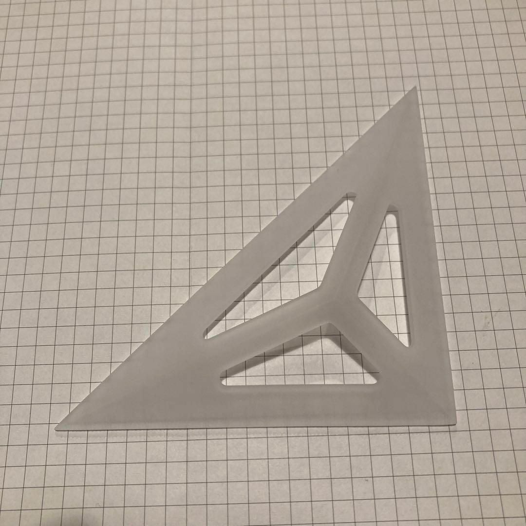 三角定規 立体 セット 建築士 製図 乳半 3