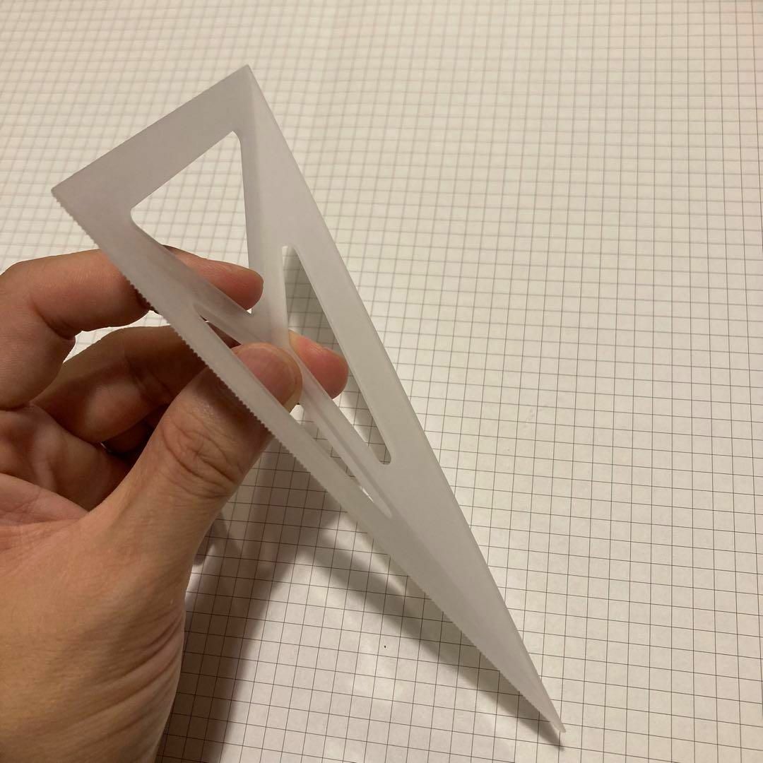 三角定規 立体 セット 建築士 製図 乳半 6