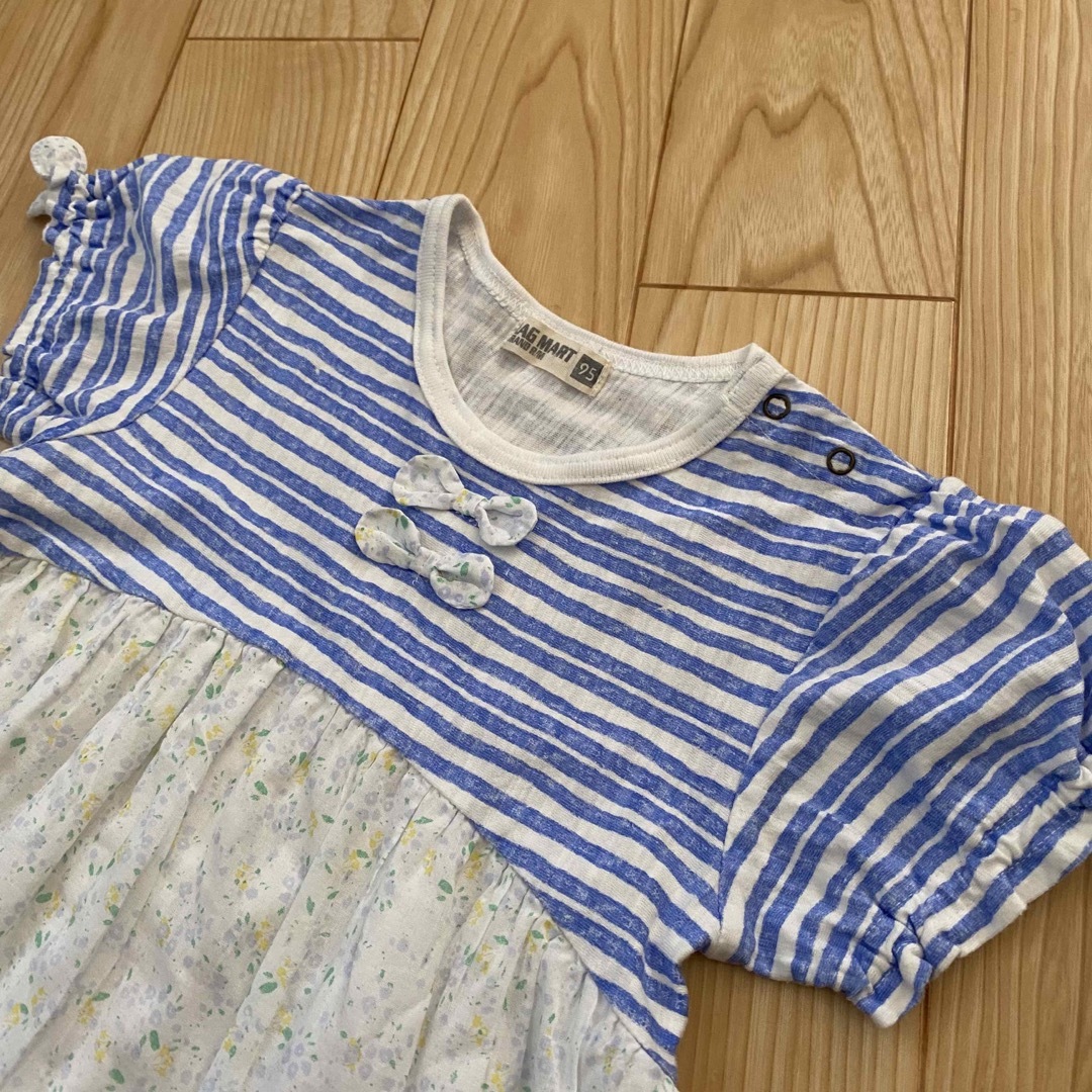 RAG MART(ラグマート)の美品　ラグマート  かわいい　ワンピース　95 キッズ/ベビー/マタニティのキッズ服女の子用(90cm~)(ワンピース)の商品写真