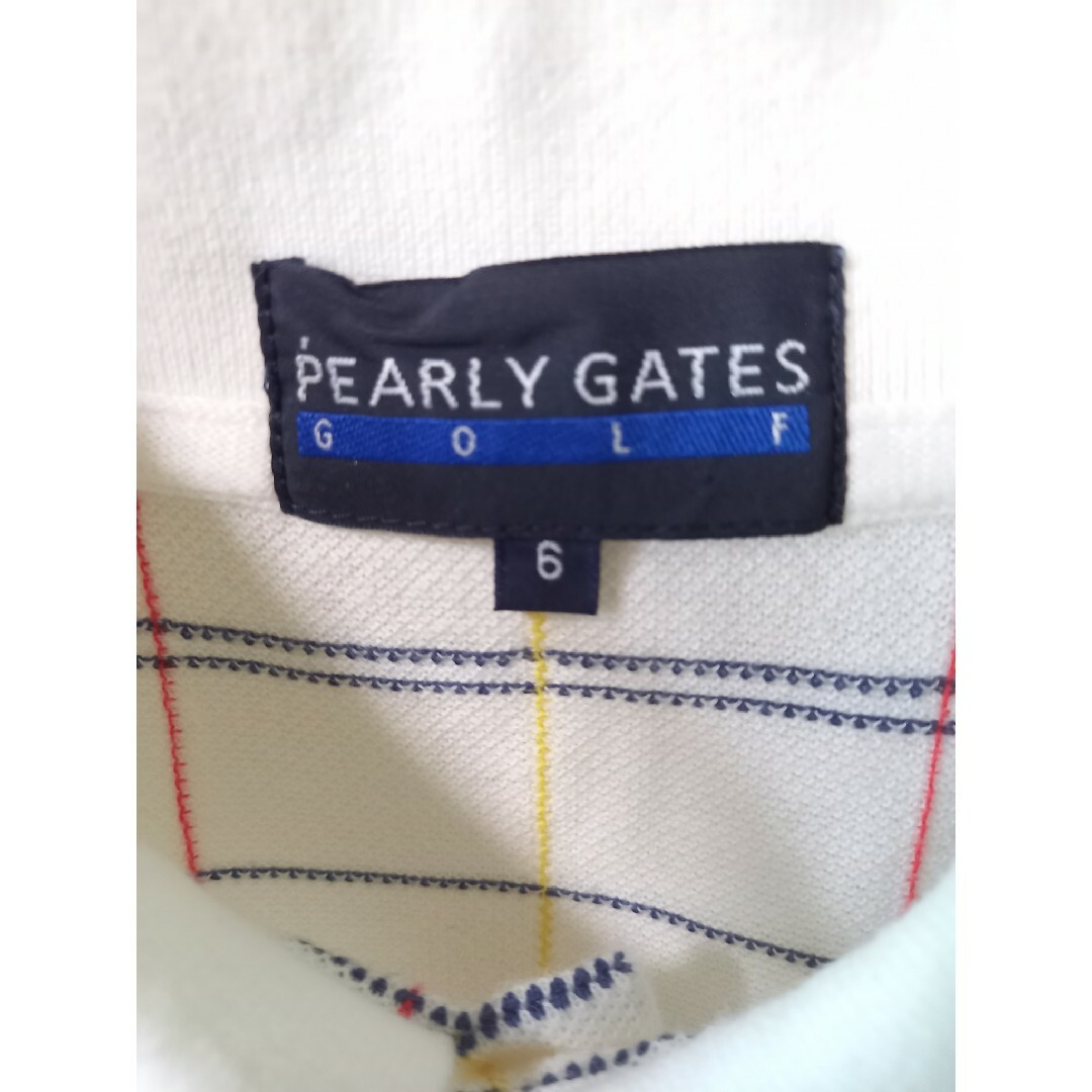 PEARLY GATES(パーリーゲイツ)のパーリーゲイツ　ポロシャツ　半袖ゴルフウェア スポーツ/アウトドアのゴルフ(ウエア)の商品写真