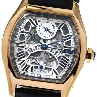 カルティエ(Cartier)のカルティエ CARTIER W1580047 トーチュXL K18PG パーペチュアルカレンダー 自動巻き メンズ _753495(腕時計(アナログ))