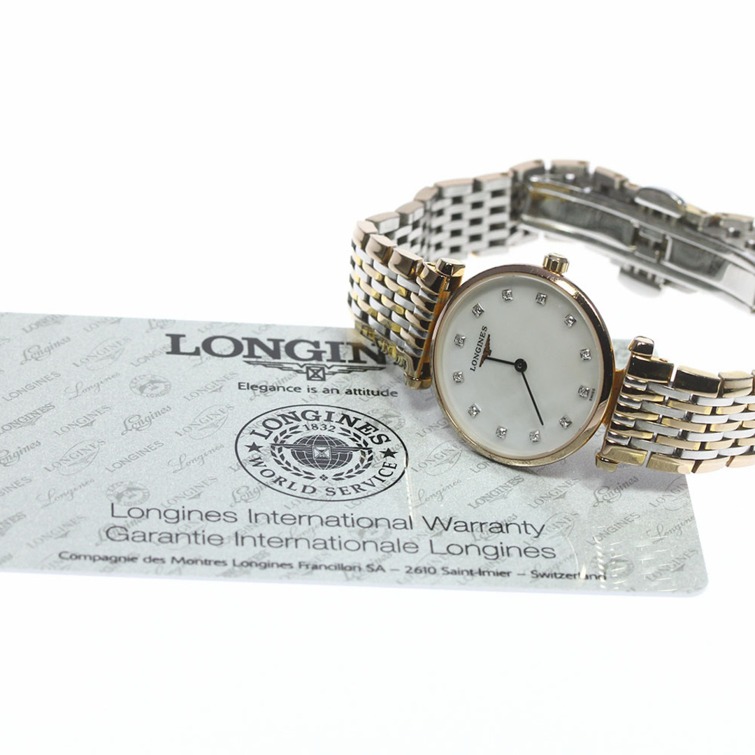 LONGINES(ロンジン)のロンジン LONGINES L4.209.1 グランドクラシック 12Pダイヤ クォーツ レディース 保証書付き_761749【ev15】 レディースのファッション小物(腕時計)の商品写真