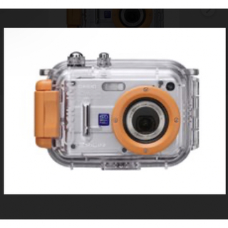 Casio 純正皮製カメラケース　ネックストラップ付