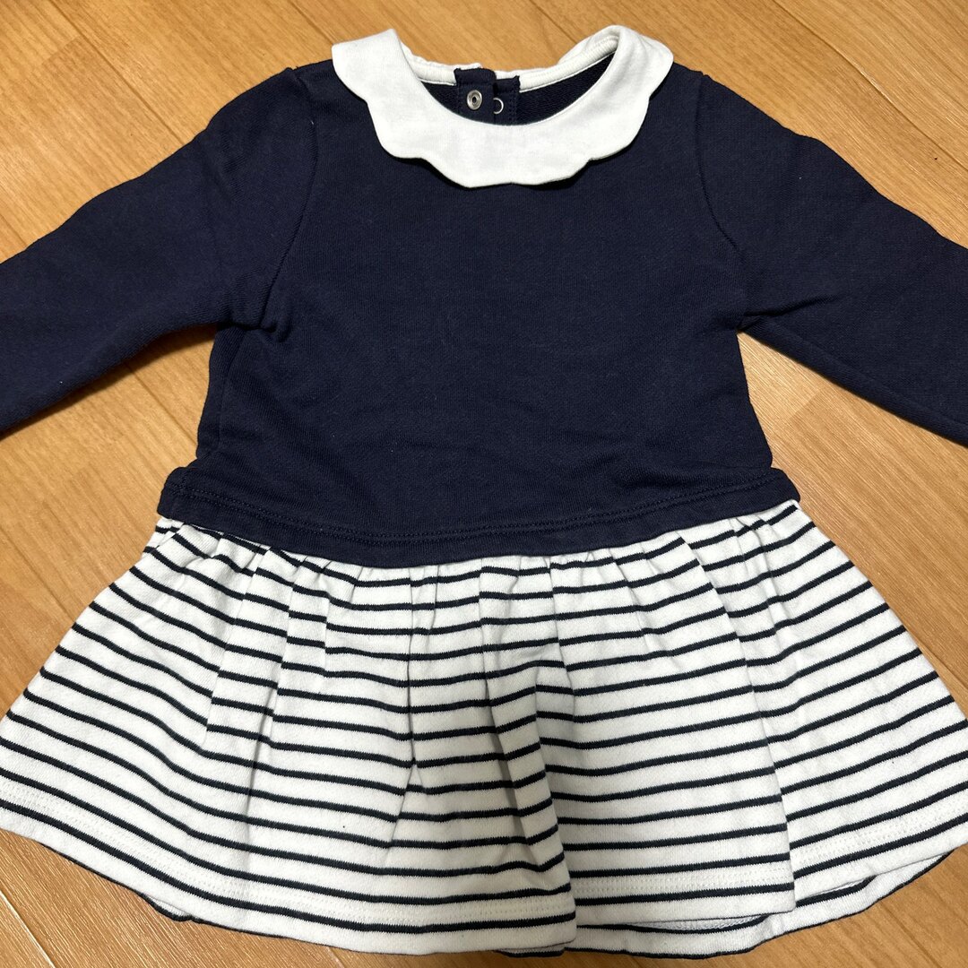 PETIT BATEAU - 美品 プチバトー ワンピース 12m74cmの通販 by nishi ...