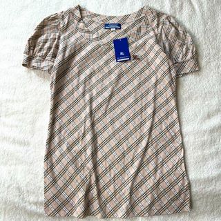 バーバリーブルーレーベル(BURBERRY BLUE LABEL)の新品 バーバリーブルーレーベル チェック シャツ ノバチェック サイズ38(Tシャツ(半袖/袖なし))