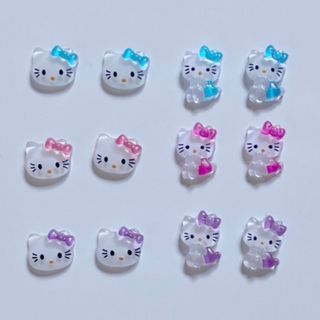 サンリオ(サンリオ)のキティちゃんネイルパーツ 12個セット(デコパーツ)