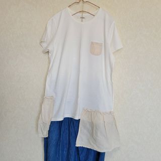 オールドベティーズ(OLD BETTY'S)のOLD BETTY'S 裾フリルTシャツ☆サイズfree(Tシャツ(半袖/袖なし))