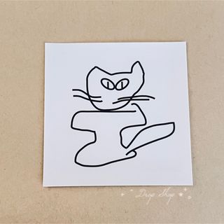 ビームス(BEAMS)の𓊆  平山昌尚 ステッカー 猫𓊇 (しおり/ステッカー)