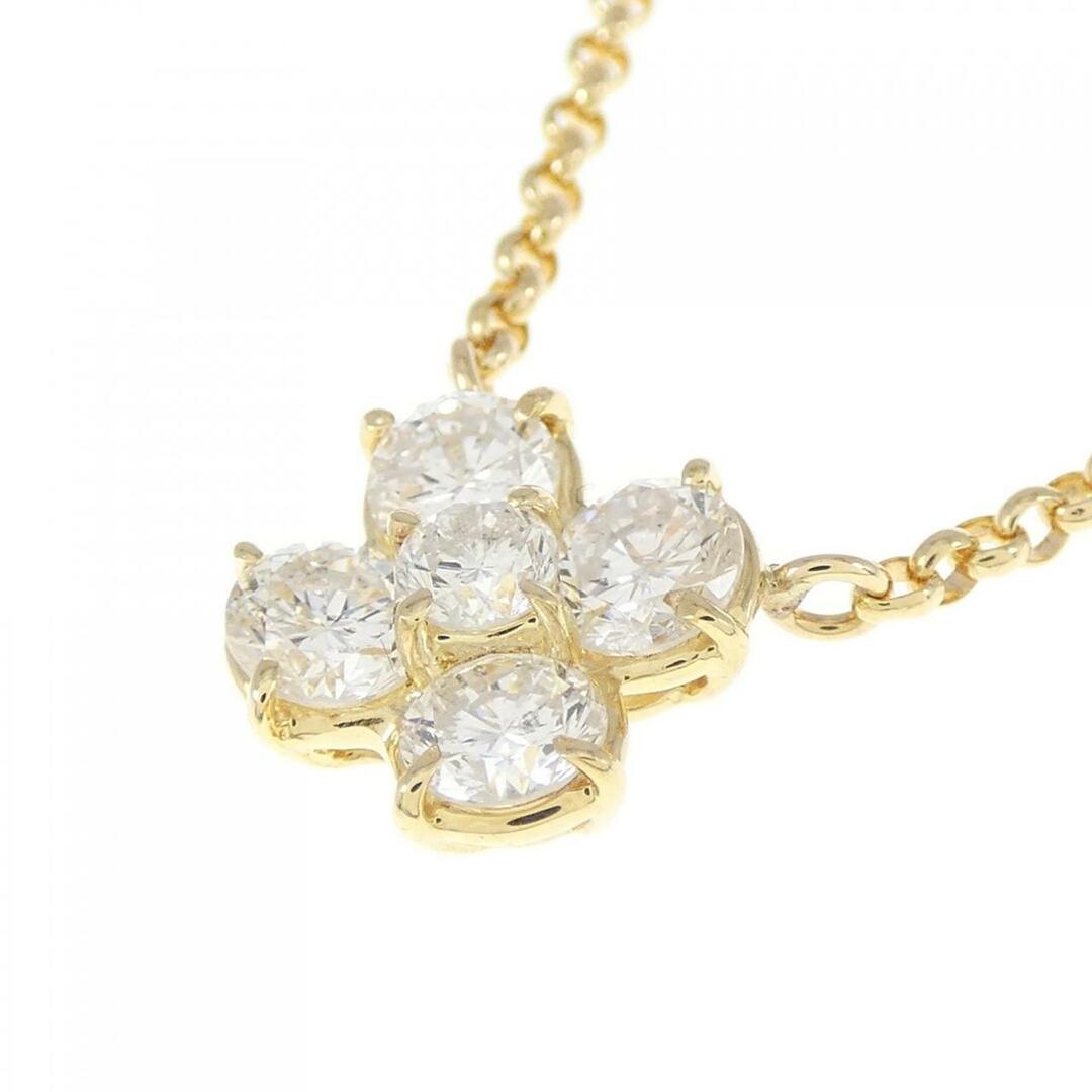 【新品】K18YG ダイヤモンド ネックレス 0.09CT