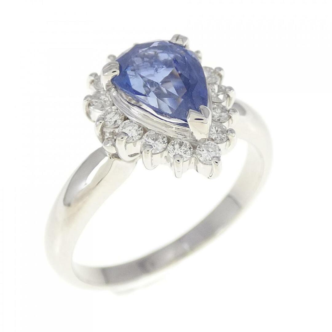 PT サファイヤ リング 0.89CT