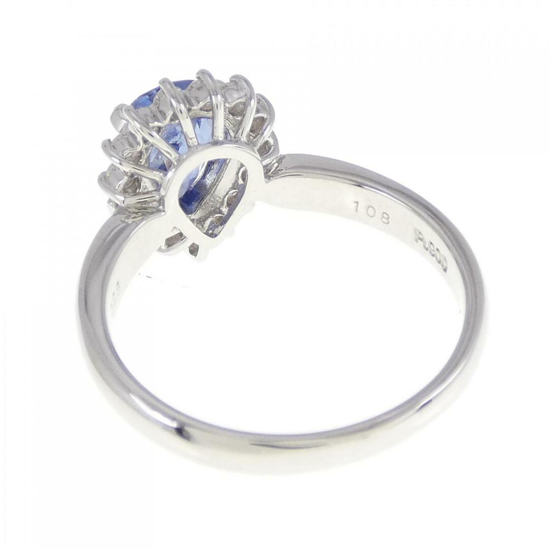 PT サファイヤ リング 0.89CT
