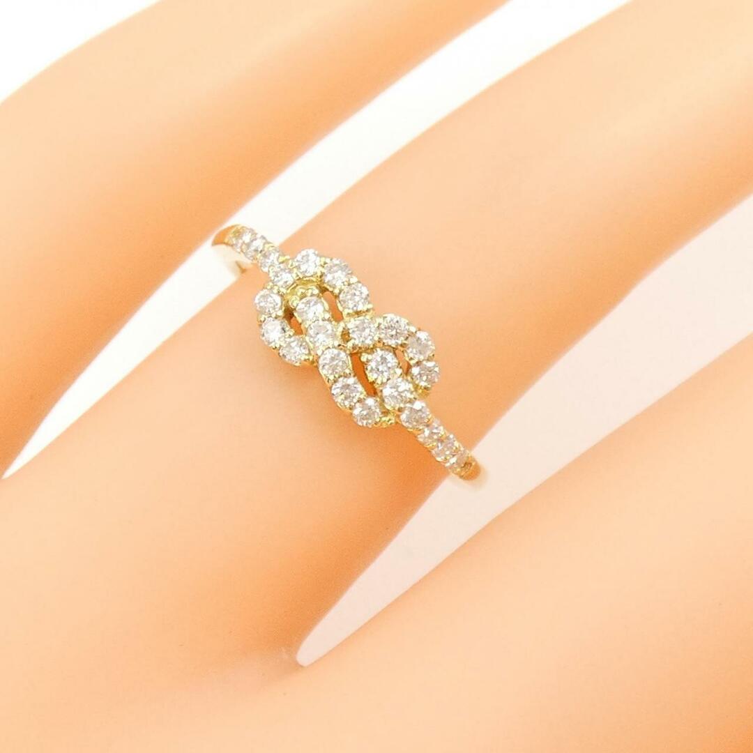 【リメイク】K18YG ダイヤモンド リング 0.24CT レディースのアクセサリー(リング(指輪))の商品写真