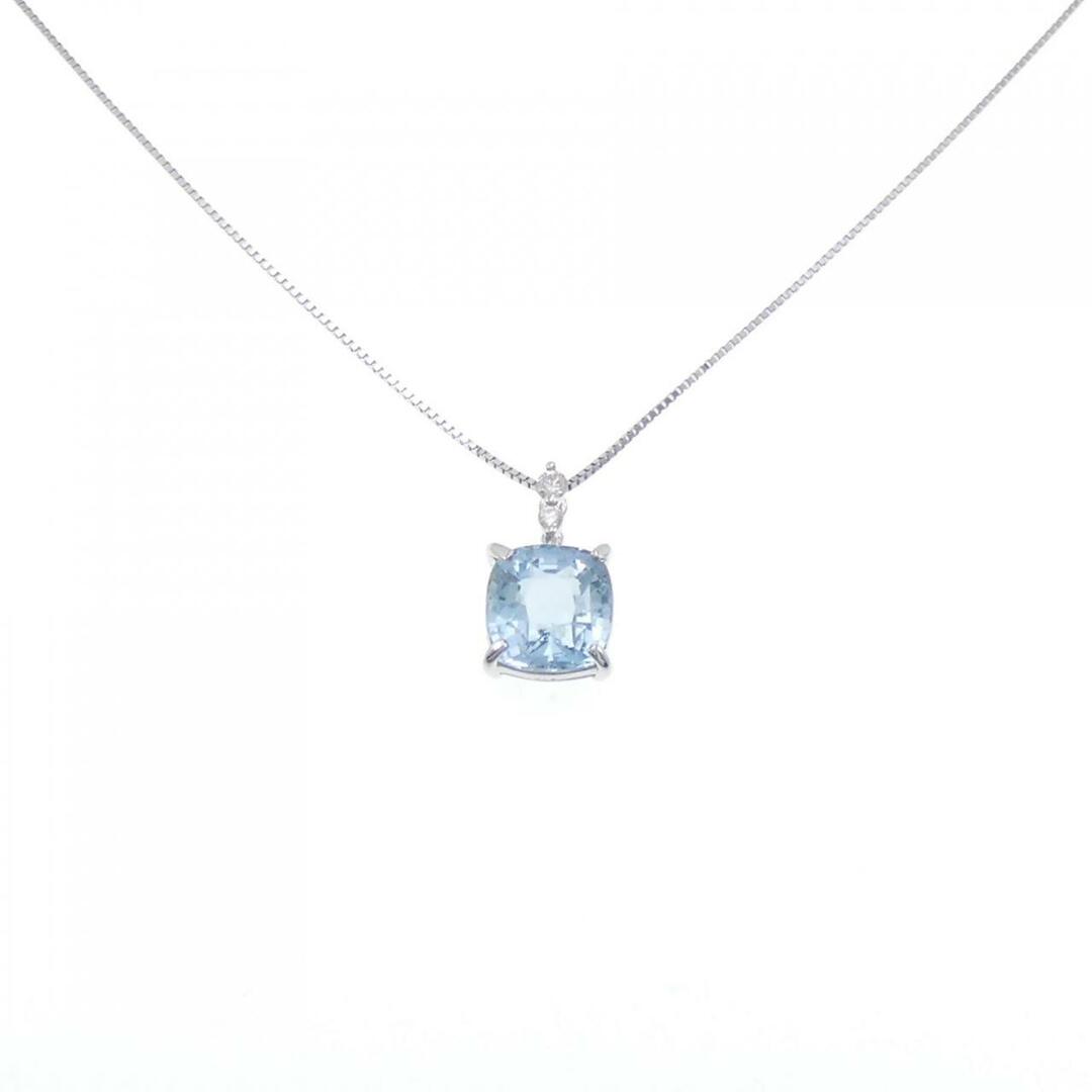リメイク】PT アクアマリン ネックレス 1.80CT - ネックレス
