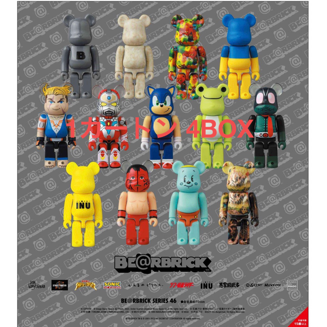 BE@RBRICK SERIES 46 1カートン 4BOX | wingsci.com
