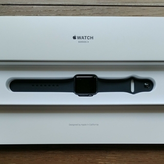 アップルウォッチ(Apple Watch)のApple WATCH SERIES 3  38mm(腕時計(デジタル))