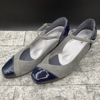 【極美品】pedala ペダラ  コンフォートパンプス チェーンビット 24.5