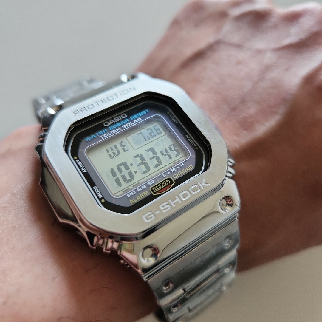 G-SHOCK(ジーショック)のG-SHOCK  G-5600E フルメタルカスタム　TOUGH SOLAR メンズの時計(腕時計(デジタル))の商品写真