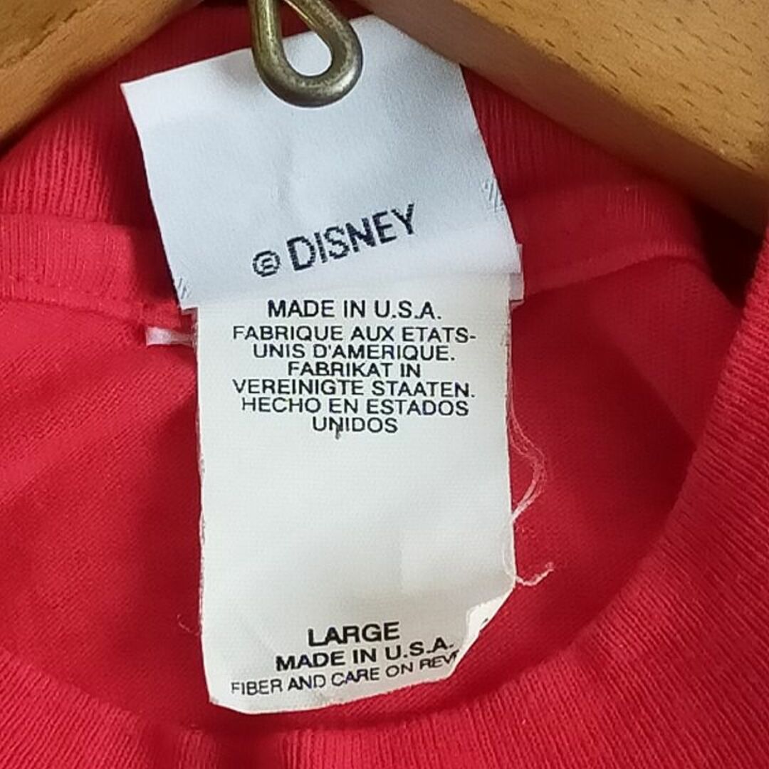 Disney(ディズニー)のDisney ディズニー USA古着 ビンテージ ミッキーマウス L半袖Tシャツ レディースのトップス(Tシャツ(半袖/袖なし))の商品写真