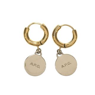 アーペーセー(A.P.C)のA.P.C. / アーペーセー | BOUCLES DOREILLES PAULINE 21P ミニフープピアス | シルバー/ゴールド | レディース(ピアス)