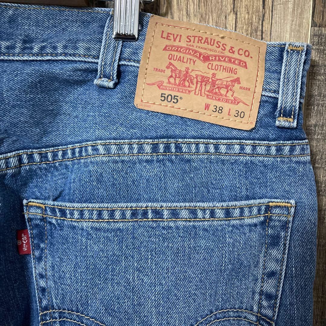 Levi's - リーバイス メンズ デニム ブルー 505 38 2XL ストレート ... リーバイス メンズ デニム ブルー 505 2XL 38 ストレート パンツ
