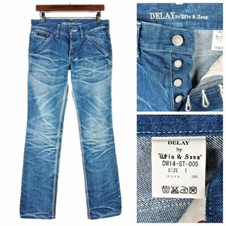 Win&Sons - G0478 ディレイバイウインアンドサンズ ジーンズ ストレート ボタンフライ