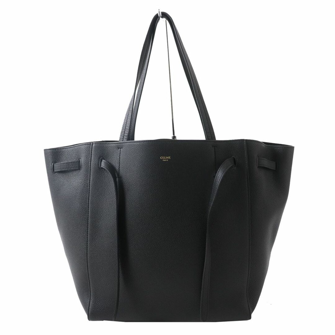 極美品◎定価297000円 CELINE セリーヌ 18902 レディース カバファントム スモール オールレザー トートバッグ ブラック 保管袋付き  伊製 | フリマアプリ ラクマ