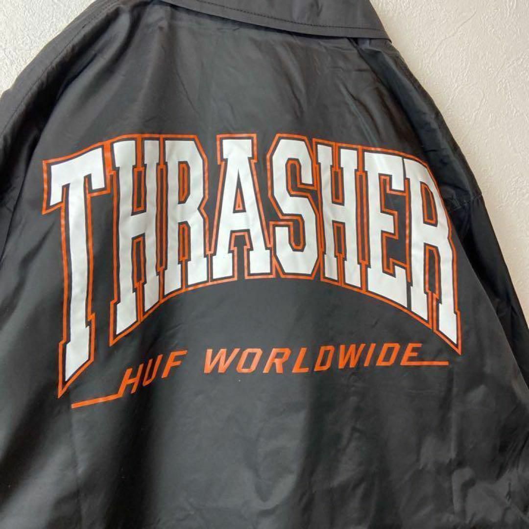 HUF THRASHER コラボ　コーチジャケット