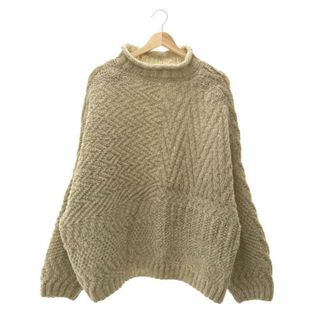 ISABELLA STEFANELLI / イザベラステファネリ | 2021AW | - Virginia Jumper - Aran / Irish wool-hand knitted アランニット | アイボリー | メンズ